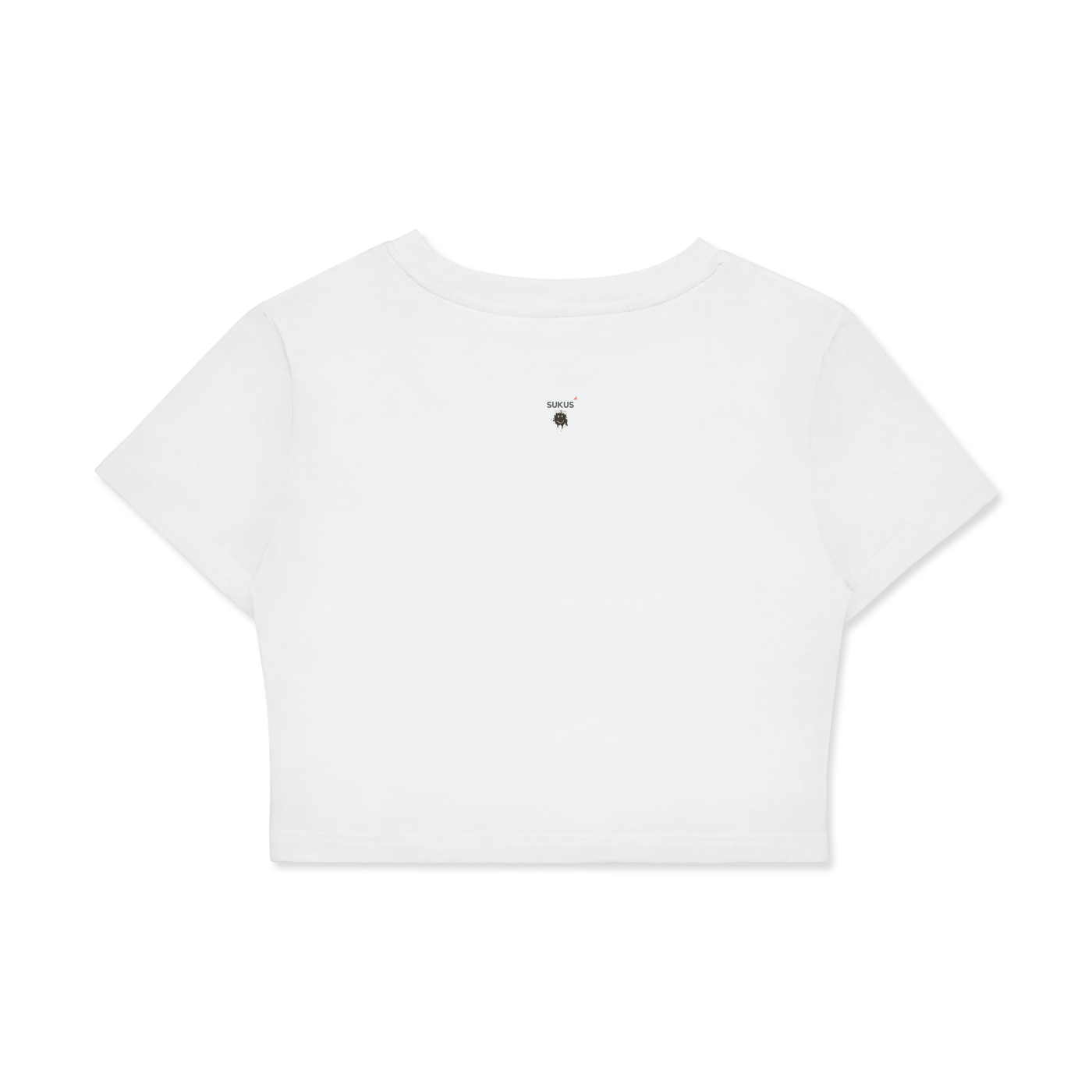 Fitted Crop Cotton T-Shirt