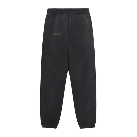 Sun Fade Contrast Tape Fleece Jogged Sweatpants